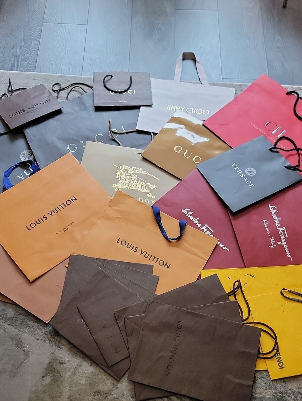 Designer Shopping Bag Collection - Mixed Luxury Brands